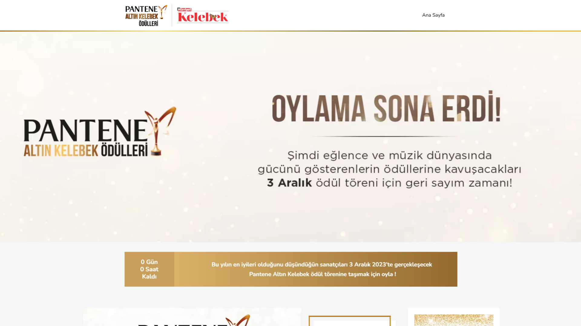 Pantene Altın Kelebek